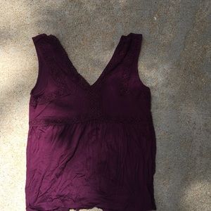 Laced tank top